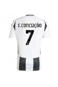 Juventus Francisco Conceicao #7 Voetbaltruitje Thuis tenue 2024-25 Korte Mouw